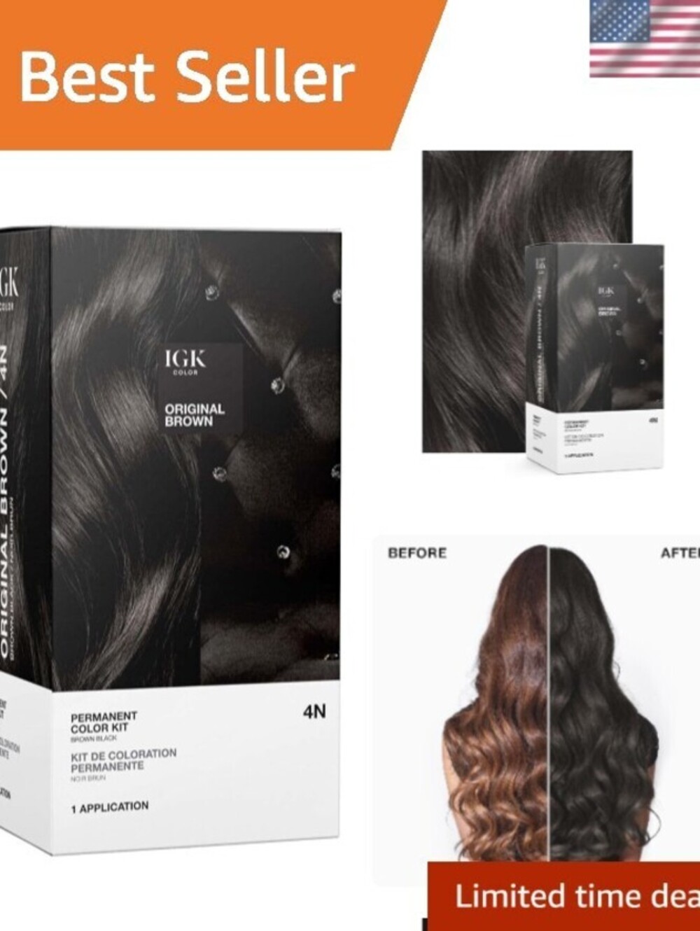 NEW Experience Vibrant Color with 4N Brown Permanent Dye - Easy Application